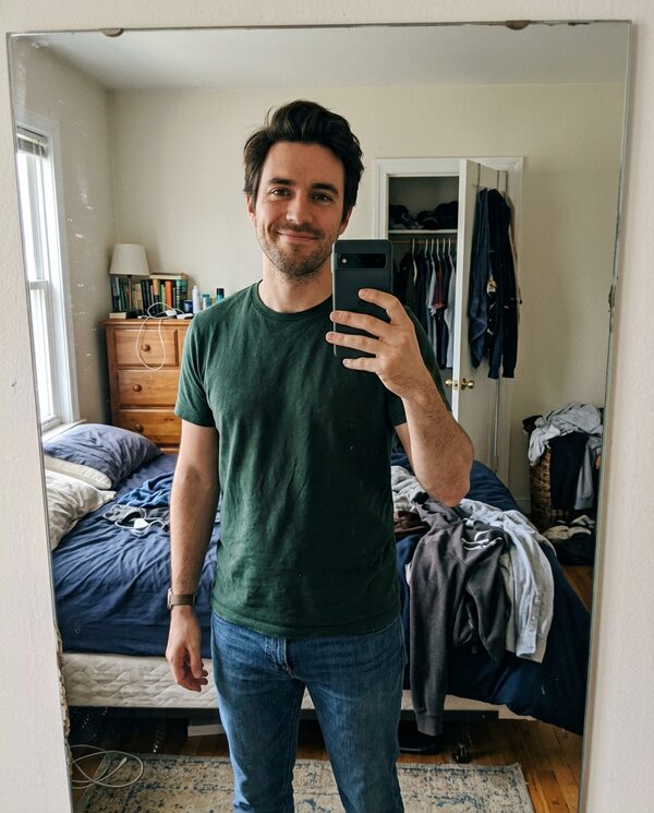 Before: typical camera roll photo